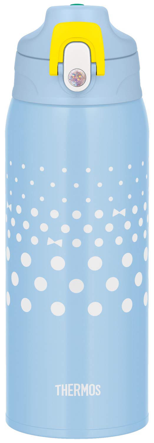 Thermos Vacuum Insulated Water Bottle 0.8L Mint Dot 2 - Way Lid - Thermos Fjj - 800Wf Mtd
