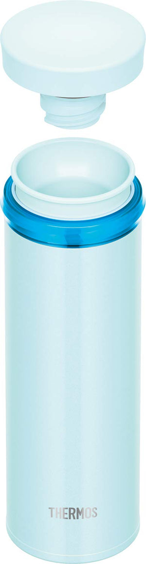 Thermos Vacuum Insulated Water Bottle Mobile Mug 350ml Shiny Blue JNO - 352 SHB