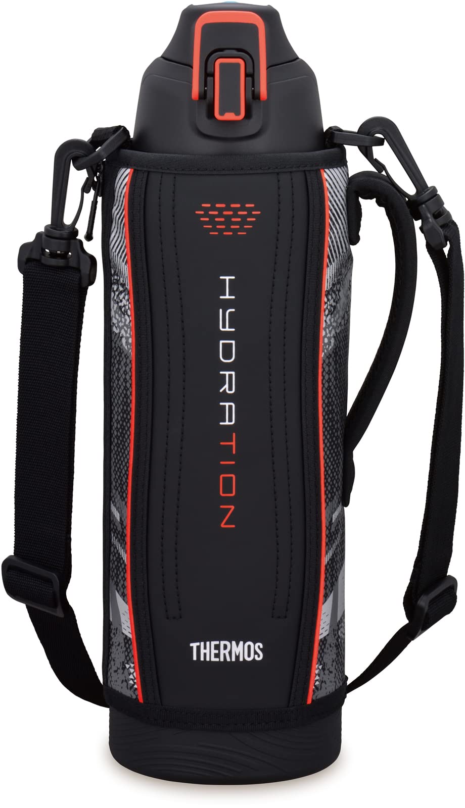 Thermos Valencia 1.5L Black Vacuum Insulated Sports Bottle for Cold Storage FHT - 1502F BKV