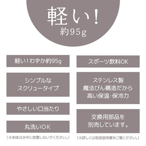 Thermos Water Bottle Vacuum Insulated Pocket Mug 150Ml Mint Joj - 150 Mnt Japan Small Capacity Model