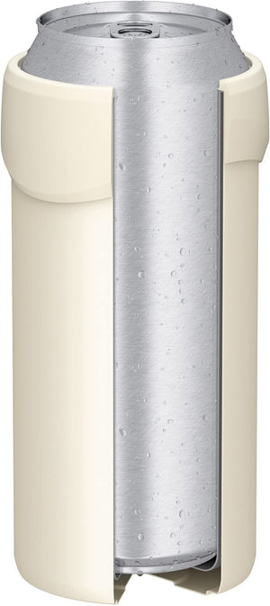 Thermos White Insulated Can Holder for 500ml Cans JDU - 500 WH 2 - Way Type