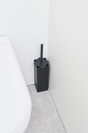 Tidy Japan Platawa Four Toilet Compact Black Cl - 665 - 521 - 0 W6.6Xd6.6Xh33Cm