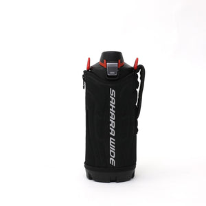 Tiger 1L Stainless Steel Sports Water Bottle with Pouch Black Mme - D100 - K