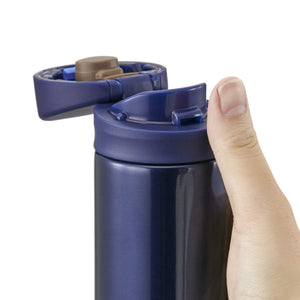 Tiger 300ml One - Touch Hot/Cold Thermos Tumbler Indigo Blue Mmx - A031 - Ai