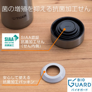 Tiger 300ml - Steel Black Insulated Water Bottle Hot and Cold Mmp - K031Ks