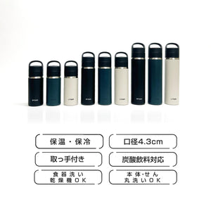 Tiger 480ml - Stainless Steel Heat/Cold Retention Carbonation - Friendly Dishwasher Safe