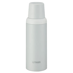 Tiger 600ml Insulated Water Bottle with Cup Grayish - White MSI - A060WG