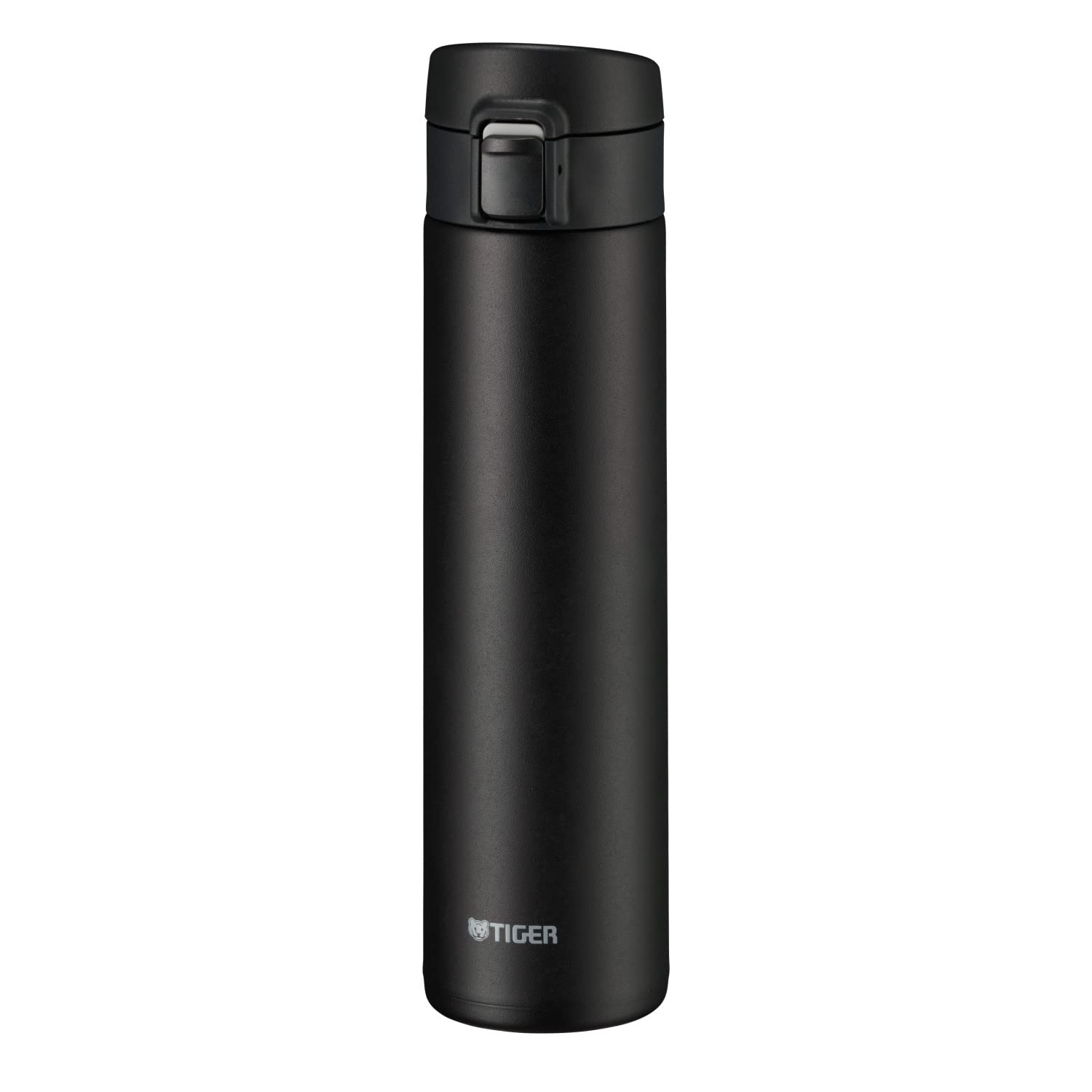 Tiger - 600ml Stainless Steel Water Bottle Lightweight Vacuum Insulated Hot & Cold Preservation Black - MKA - K060KK