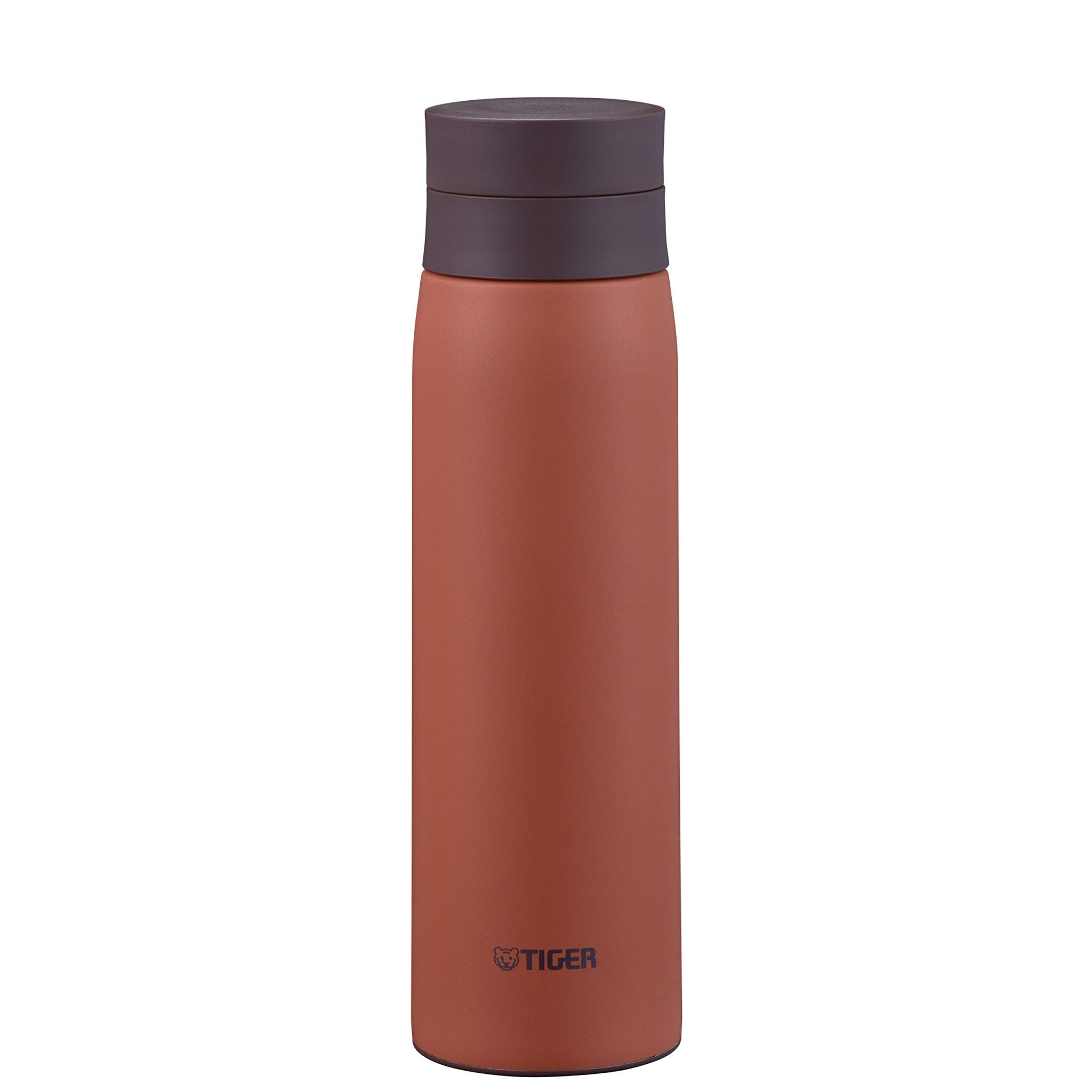 Tiger MCY - K050DS - 500ml Stainless Steel Insulated Water Bottle with Ice Stopper Soleil Orange