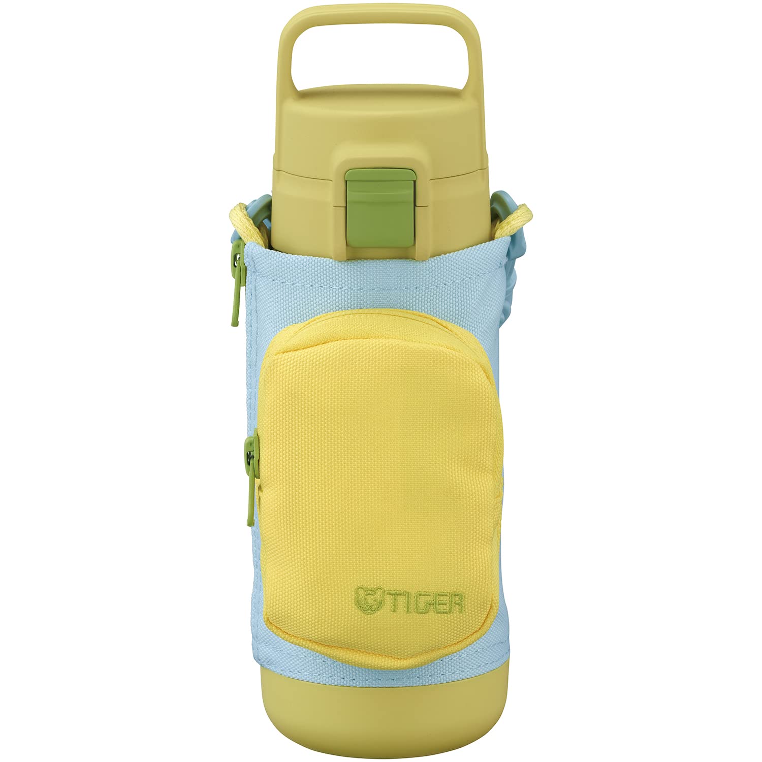 Tiger Stainless Steel Vacuum Flask 500ml - Sustainable Wide - Mouth Easy - Wash Yellow
