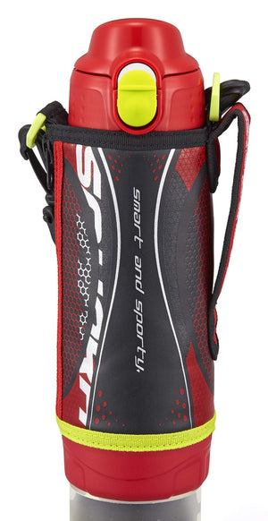 Tiger Thermos 500Ml Sahara Stainless Steel Sports Water Bottle W/ Cup Red Mbo - H050R - Japan