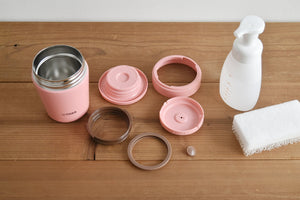 Tiger Thermos Soup Jar 300Ml Cream Pink Japan Mcl - A030 - Pc