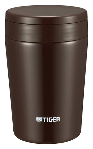 Tiger Thermos Soup Jar 380Ml Chocolate Brown Japan Mcl - A038 - Tc