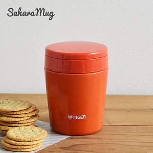 Tiger Thermos Vacuum Insulated Soup Jar 300Ml Japan Thermal Lunch Box Red Mcl - B030 - Rc