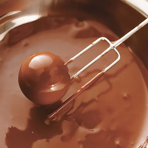 Tigercrown Steel Chrome Plating Three - Pronged Chocolate Dipping Fork