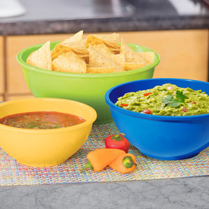 Today Oggi 6 - Piece Melamine Mixing Bowl Set Assorted Color From Japan