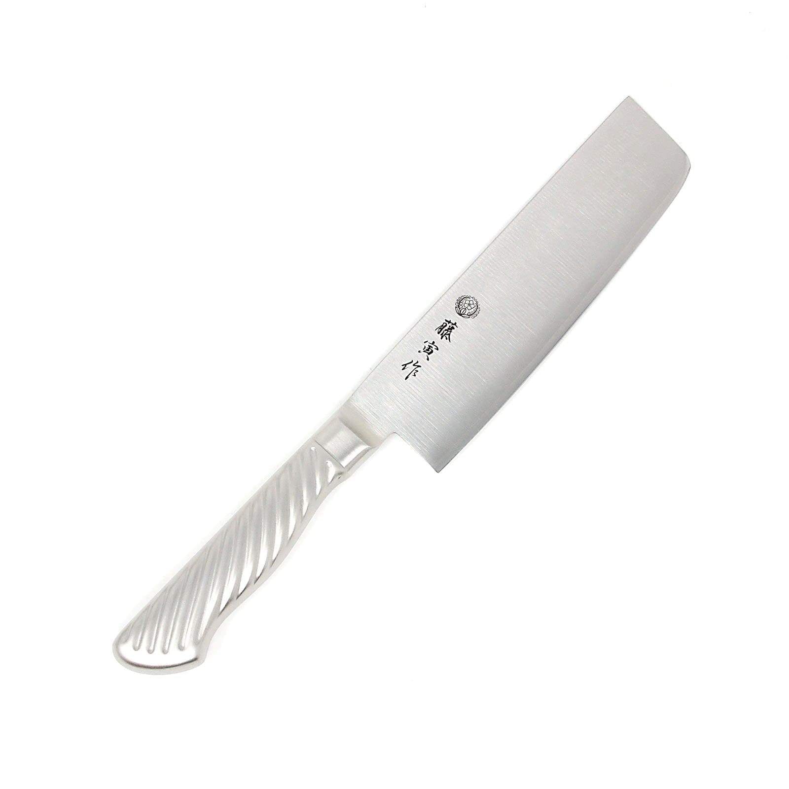 Tojiro Fujitora Dp 3 - Layer Nakiri Knife With Stainless Steel Handle 165Mm Fu - 894