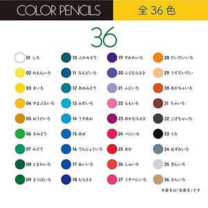 Tombow Japan Colored Pencils 36 Colors Roll Case With Mini Sharpener Mj - Crnq36Cqaaz