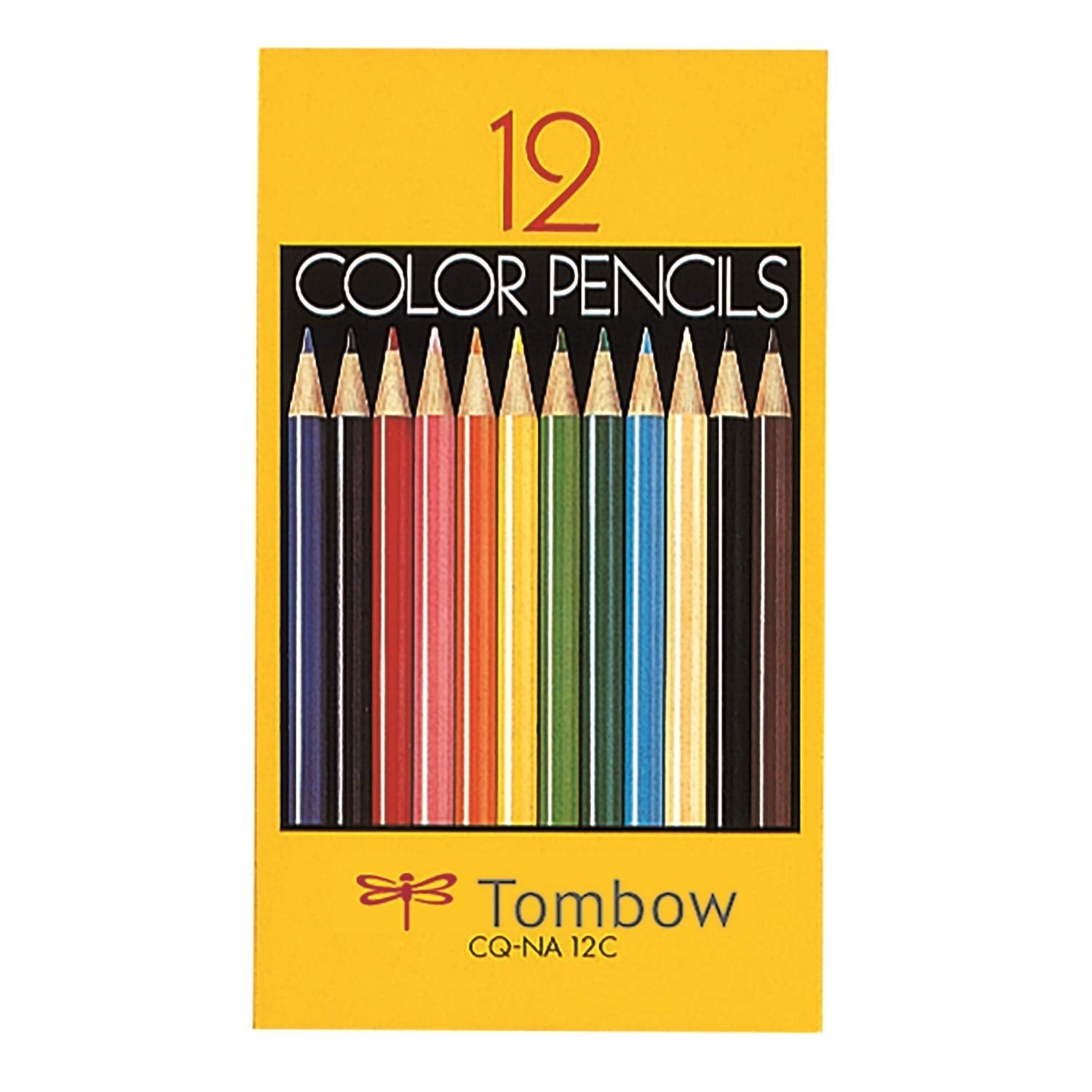 Tombow Japan Colored Pencils Paper Box 12 Colors Cq - Na12C