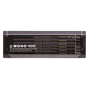 Tombow Pencil Mono 100B Japan - Dozen Pack - Mono - 100B