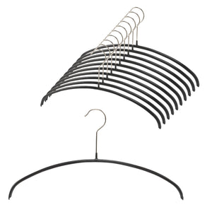 Tomorrow Japan Mawa German Non - Slip Hanger 36P 10Pc Black - Economical