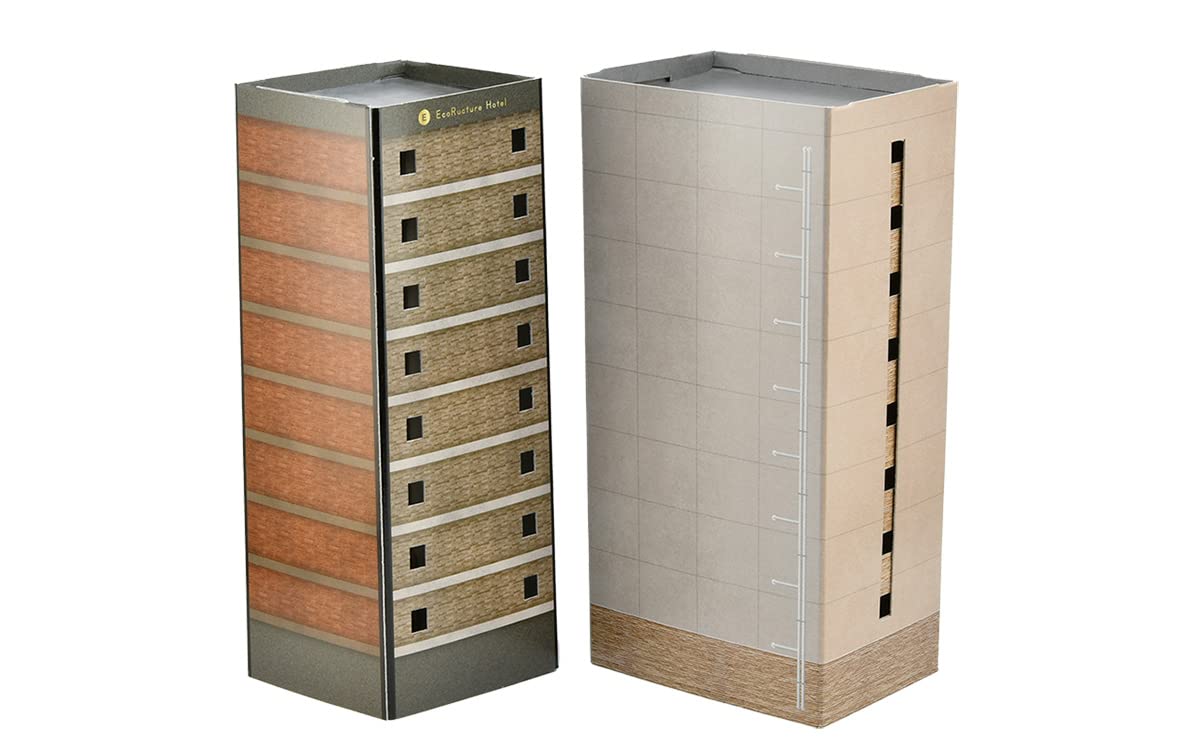 Tomytec Japan Eco - Lake Paper Structure C03 Hotel/Mansion Diorama Supplies