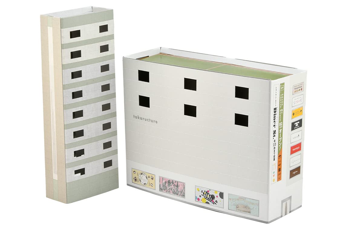 Tomytec Japan Eco - Lake Paper Structure Diorama Supplies For C02 Studio Apartment Fashion Building