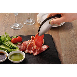 Leye Yubisaki Stainless Steel Fingertip Tongs LS1505, 1 piece, showcasing ergonomic fingertip-fit design to suit home cooks and kitchen lovers