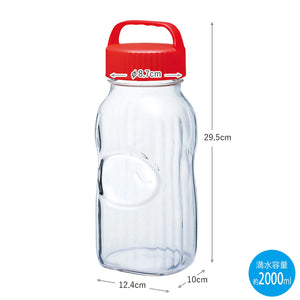 Toyo Sasaki Glass Japan Fruit Sake Bottle 2000Ml Ume Pickled I - 77861 - Ra - Jan