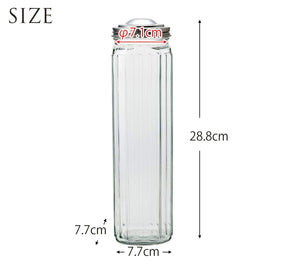 Toyo Sasaki Glass Pasta Storage Case Made In Japan Sgi - 15 - N