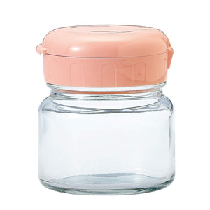 Toyo Sasaki Glass Zukejou Gari Jar Pot Small Made In Japan Pink - I - 77828 - P - Jan
