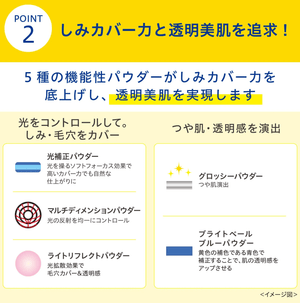 Transino Medicated UV Powder EX 11g with Sample Foundation for Spot Care