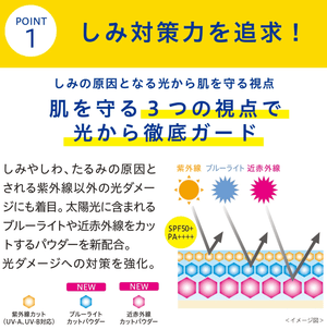 Transino Medicated UV Powder EX 11g with Sample Foundation for Spot Care