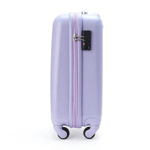 SANRIO Suitcase Carrying Bag Kuromi in 29L, smooth-rolling wheels, perfect for short trips
