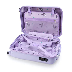 29L SANRIO Suitcase Carrying Bag Kuromi with anti-scratch exterior, offering kawaii style for travelers