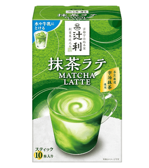 Tsujiri Matcha Latte, 10 Piece