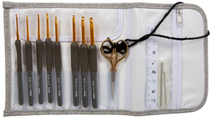Tulip Etimo Crochet Hook Set Gold Japan Premium Teg - 001