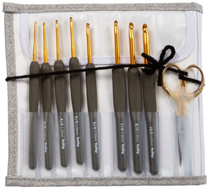 Tulip Etimo Crochet Hook Set Gold Japan Premium Teg - 001