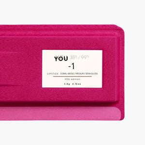 Use Uzu 38°C Coral Beige Semi - Matte Lipstick - Hypoallergenic Fragrance - Free