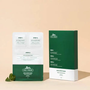 Vt Cica Deer 3 Step Mask Pack 6 Sheets Moisturizes Rough Skin - Lotion In Japan Skincare