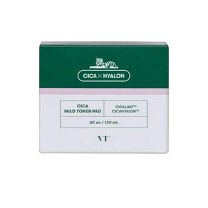 VT Cica Mild Toner Pad For Sensitive Skin 60 Sheets - Japan Multi - Care Pads Skincare