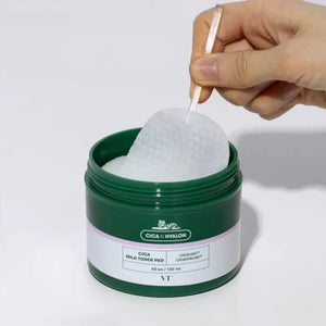 VT Cica Mild Toner Pad For Sensitive Skin 60 Sheets - Japan Multi - Care Pads Skincare