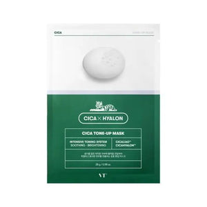 Vt Cica Tone Up Mask Improves Skin For Dull 28g x 6 Sheets - Japan Skincare