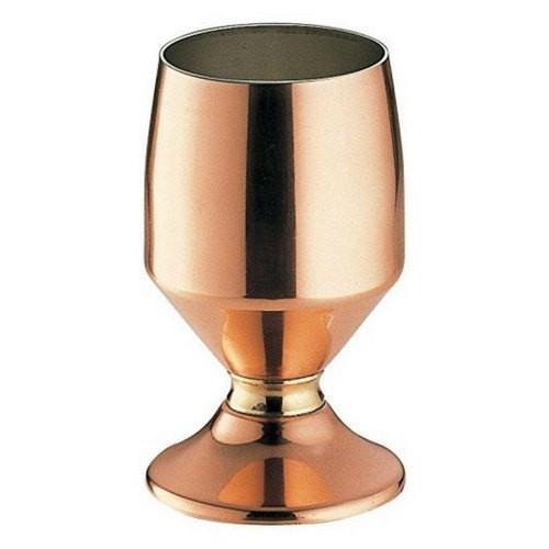 Wadasuke Seisakusho 16Oz Copper Goblet W/ Brass Ring Japan 440Ml (1 - Piece)