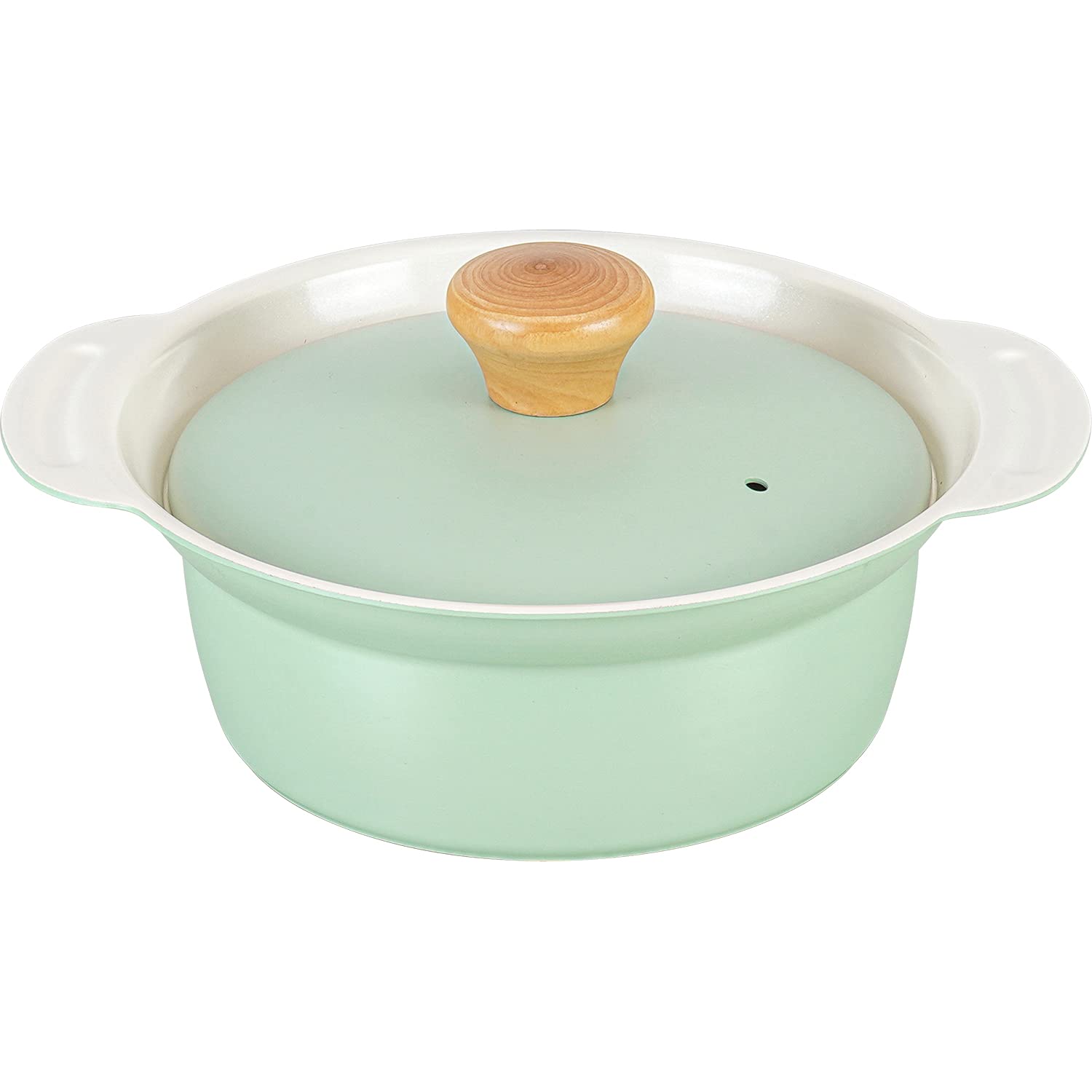 Wahei Freiz Japan Tabletop Pot 16Cm Green 1 Person Light Mini Ceramic Ih/Gas Rb - 2096