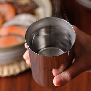 Wahei Freiz Tumbler Set Of 2 - 260Ml Wooden Box Stainless Steel Japan Tm - 9859