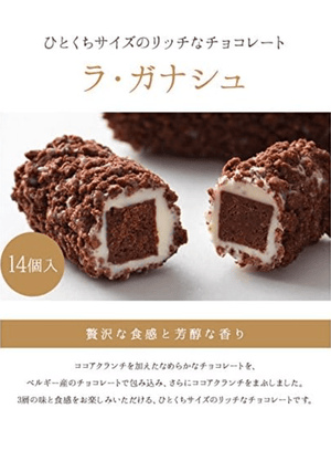 White Day Chocolate, Shiseido Parlor, La Ganache, 12 Pieces