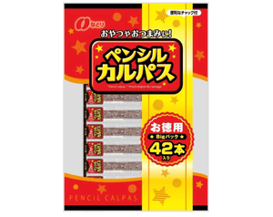 Natori Pencil Calpas 42 Pieces, wooden pencils with snack-style design, ideal for everyday writing.