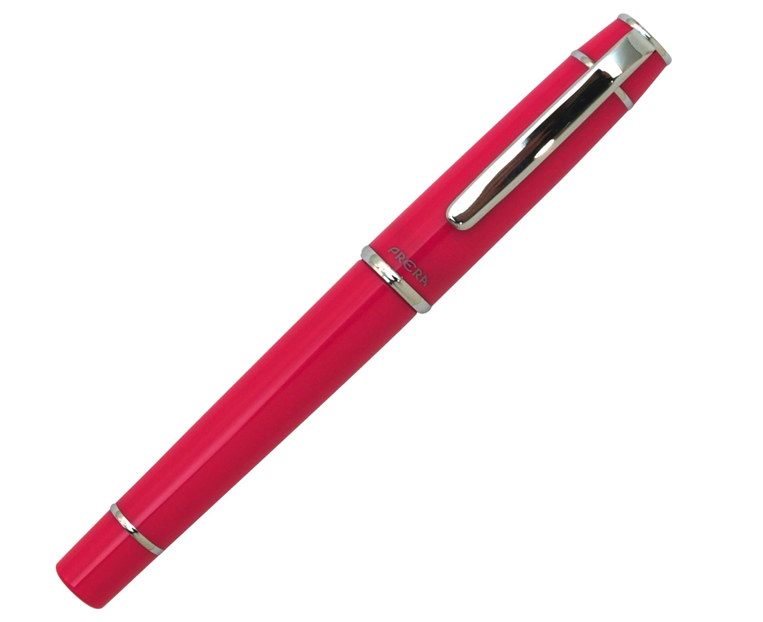 Fine-Nib Pilot Prera Vivid Pink with snap-cap, sleek design