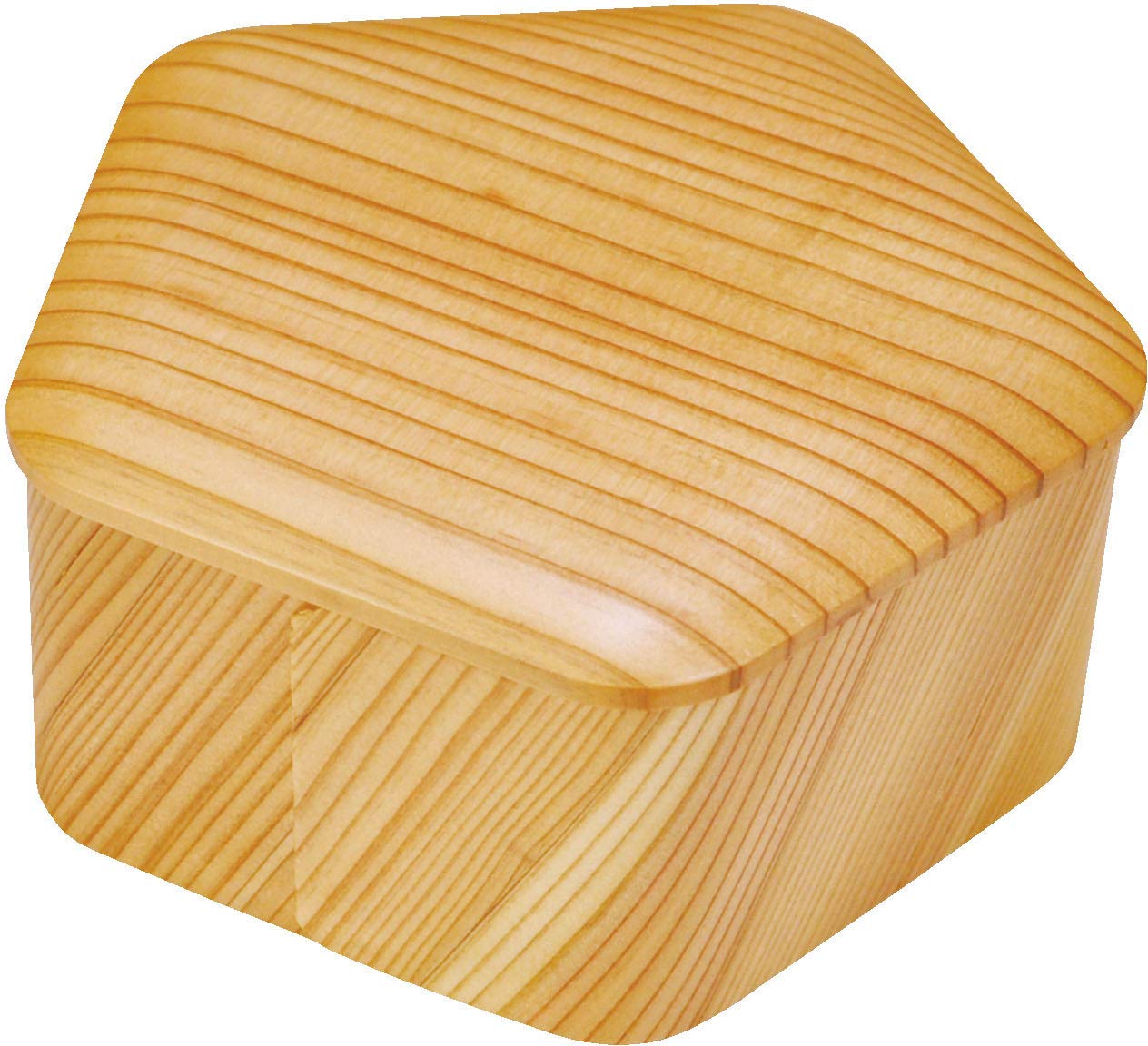 Yamaco Japanese Bento Box Pentagonal 790432 Made In Japan